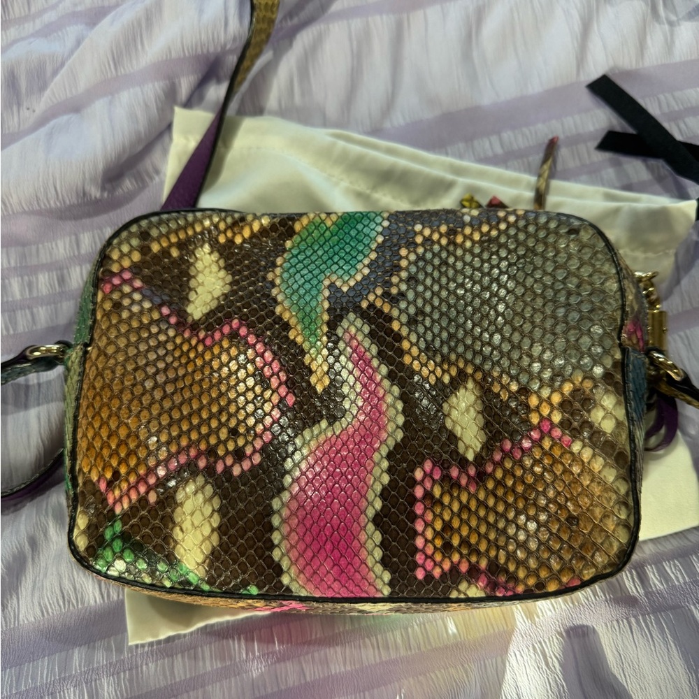 Gucci Soho Vibrant Python Crossbody Bag - image 2
